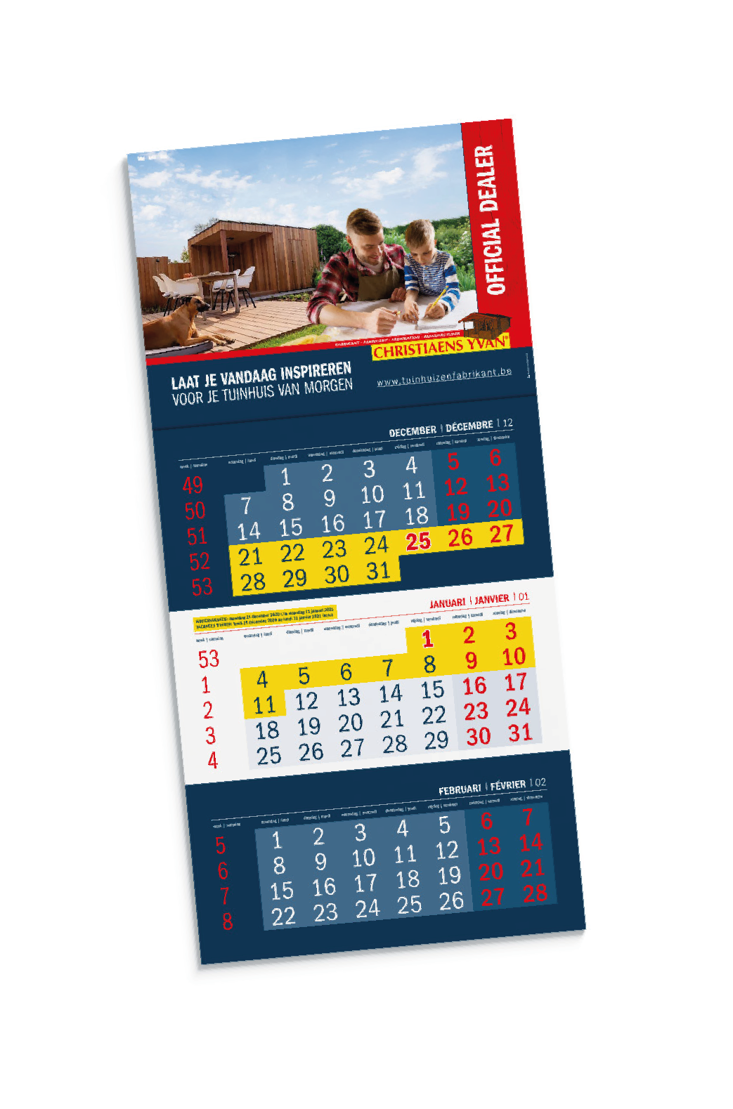 Contactmogelijkheden 2 kalender