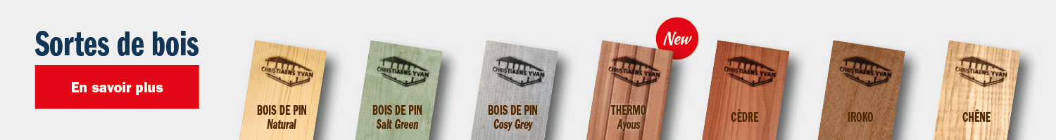 Sortes de bois Fabricant abris