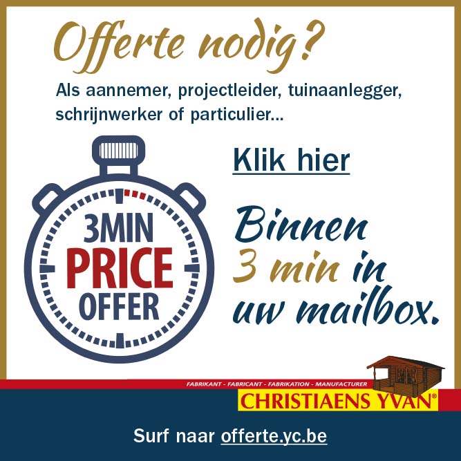 Offerte binnen 3 minuten in uw mailbox